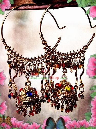 Indian Bohemia Fashion Earrings-Castle