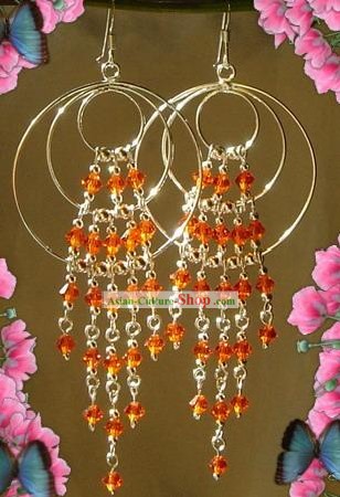 Indian Bohemia Fashion Earrings-Orange Guess