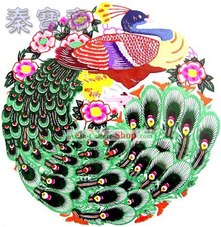 Chinese Paper Cuts-Rainbow Phoenix