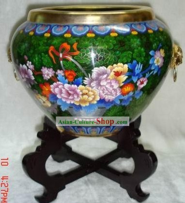 Goldfish Bowl chinoise Cloisonné-Pefect mondiale