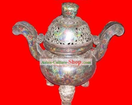 Chinese Encensoir Délicat Cloisonné