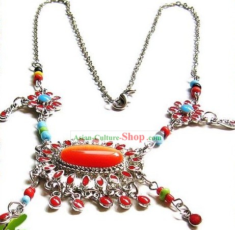 Tibetan Stunning Ancient Type Necklace-Son of Sun
