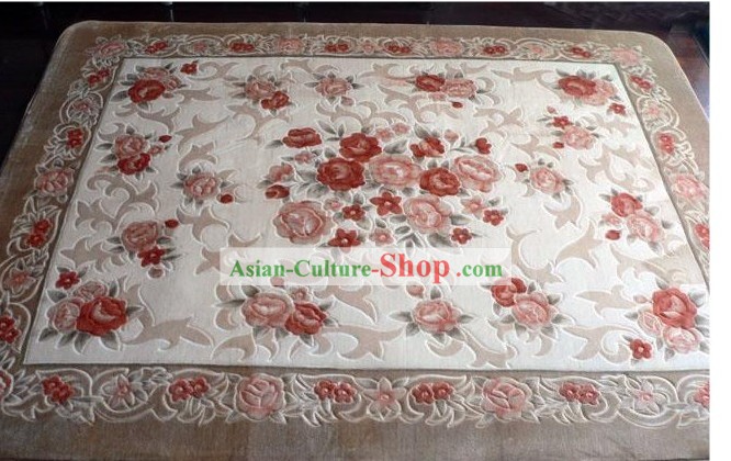 Décoration Art Tapis chinois fleuri classique (185 ¡Á185cm)