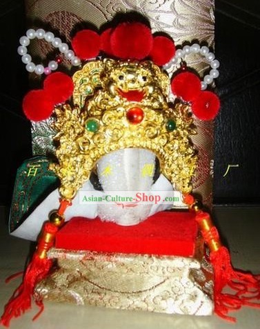 Chinesische antike Puppet Emperor Helmet for Performance