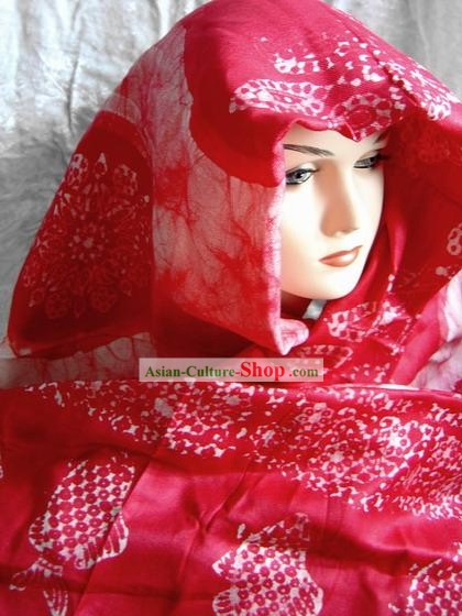 Indiana Stunning Cotton Xaile Vermelho