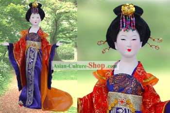 Handmade Pequim boneca Figurine Silk - Tang Dynasty Beleza Empress 2