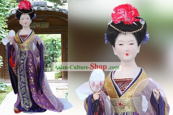 Handmade Pequim boneca Figurine Silk - Tang Dynasty Beleza Imperatriz 4