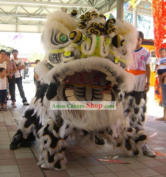 Chinese Classic Long Costumes Laine Danse du Lion Complete Set