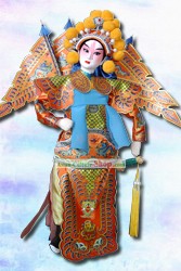 Handmade Pequim boneca Figurine Silk - Yue Jiang Jia