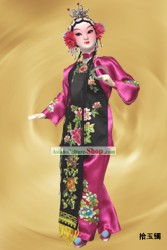 Handmade Pequim boneca Figurine Silk - Chi Yu Zhuo