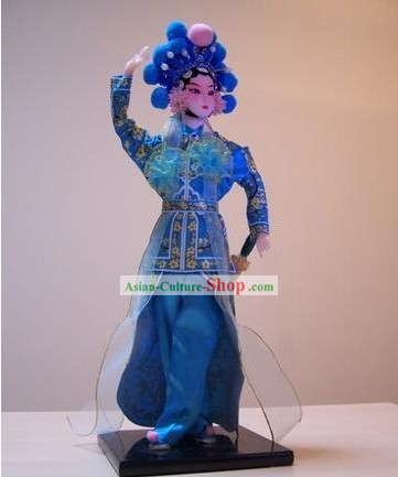 Handmade Pequim boneca Figurine Silk - Xiao Qing