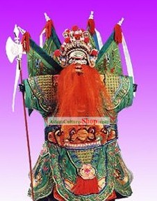 Chinês clássico Original Mão Puppet Artesanato Qing Hua-