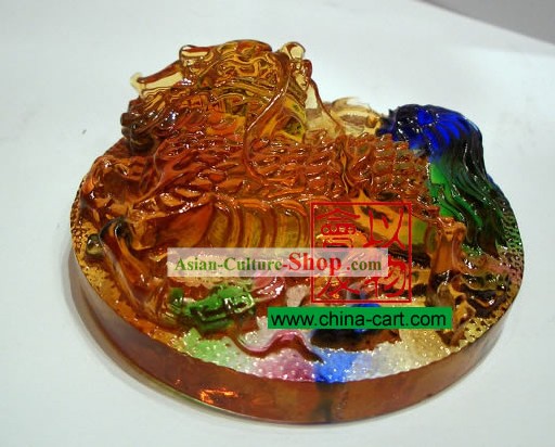 Chinese Classic Ancient Method Colored Glazed-Kylin