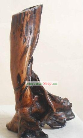 Natural Daqing Lang Wood Collectible-Life