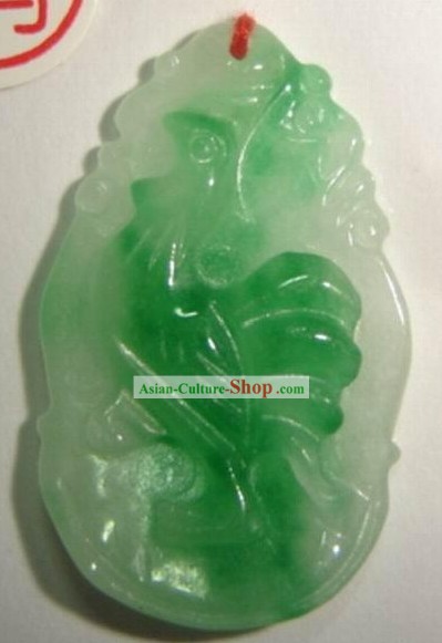 Chinese Classic Zodiac Chicken Jade Charm