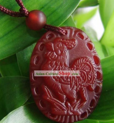 Tradicional Chinesa Frango Charme Top Jade Vermelho