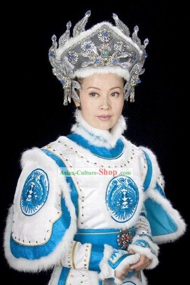 Chinese Made to Order Traditional Mongolian Empress Costumes for Women