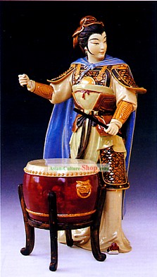 Chinese Classical Shiwan Statue-Leung Hung Yuk