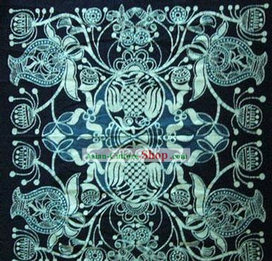 Classique chinoise Batik Nappe-Double Poissons jouer au water-