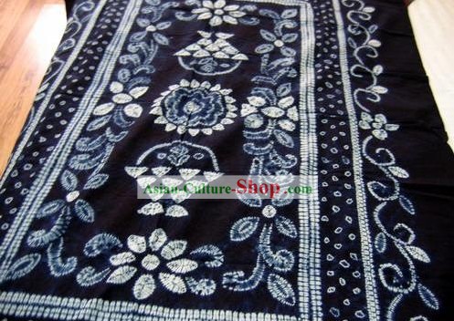 Cinese classico Grande Batik Tovaglia-Blooming