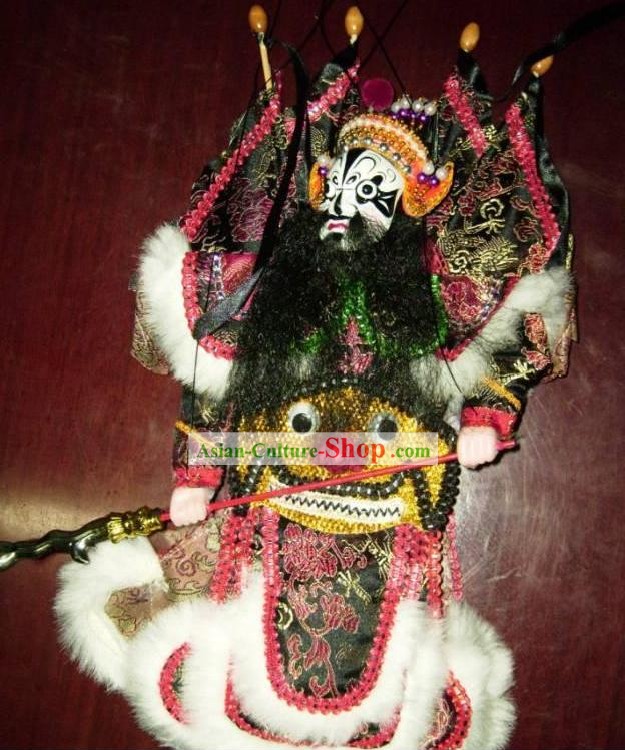 Tradicional Chinesa 5 Cordas Set Puppets - Cinco Homens Mais Bravos em Três Reinos