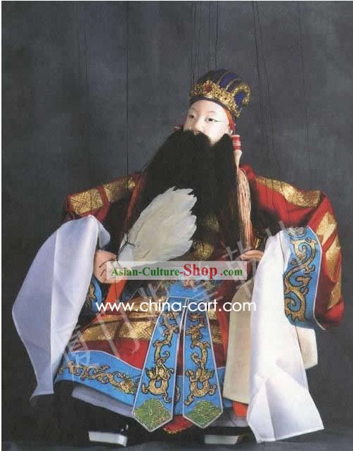 Große und Delicate chinesischen String Puppet - Zhu Ge Liang