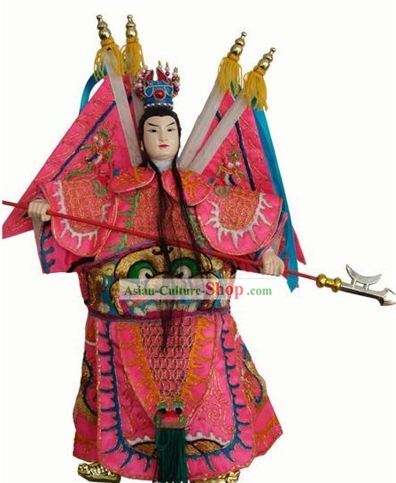 Chinese Artesanato Puppet Clássico Original Hand - Lv Bu