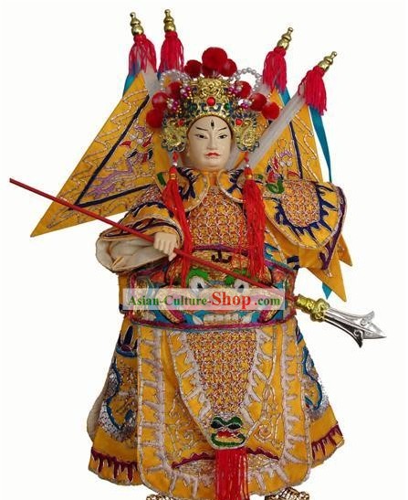 Chinese Artesanato Puppet Clássico Original Hand - Erlanag Shen