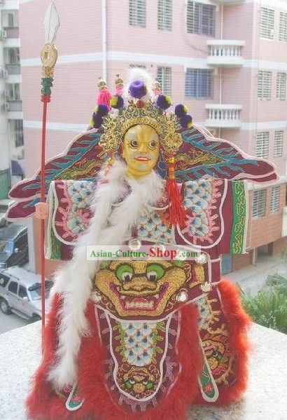 Chinese Artesanato Puppet Clássico Original Hand - Deus da Riqueza