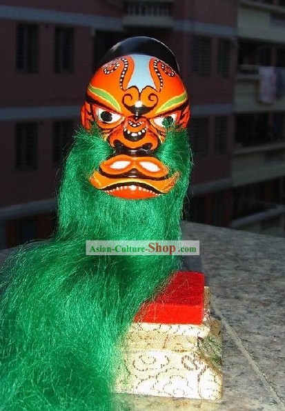 Chinese Classic Original Handpuppe Kopf - Green Beard