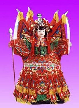 Chinese Classic Original Handpuppe Handwerk - Mu Guiying