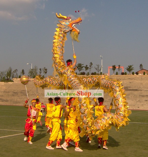 Lightweight Net Dragon Dance Costumes Complete Set