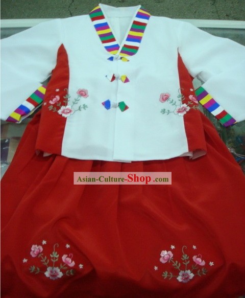 Traditional Korean Restaurant Hanbok Complete Set for Women