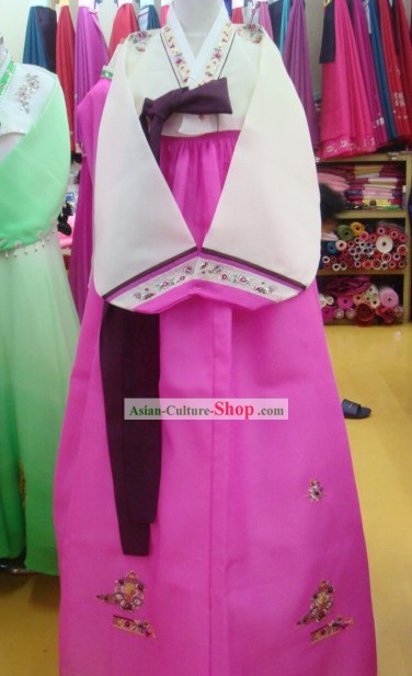 Korean Classic 100 Percent Handmade Korean Hanbok for Woman