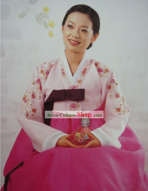 Korean Classic 100 Percent Handmade Korean Hanbok for Woman