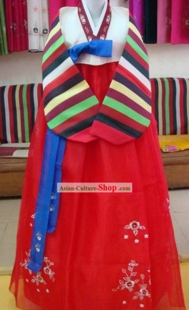 Korean Classic 100 Percent Handmade Korean Hanbok for Woman