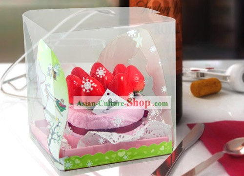 Towel Cotton Cake - Christmas and New Year Gift