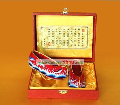 Suprme Tradicional Chinesa sapatos feitos à mão para Realização da criança de um mês de vida