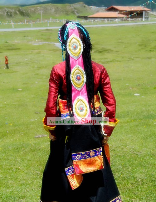 China Tibetan Female Clothing Complete Set