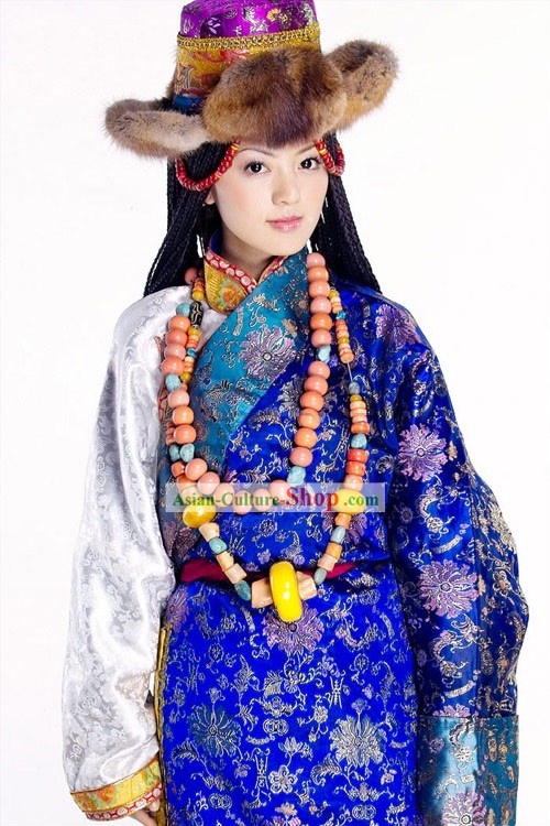 Chinese Classic Tibet Princess Costume For Women