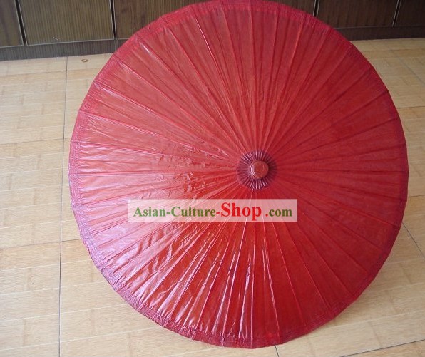 Tradicional chinesa Pessoas Duplo Tamanho Umbrella afortunados do casamento Vermelho