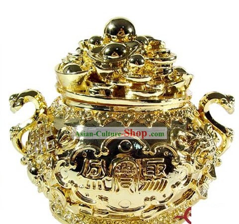 Kai Guang Feng Golding Cornucopia Shui (coleta de grandes tesouros)