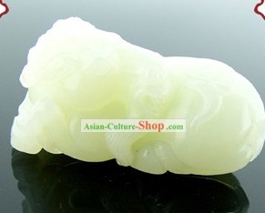 Kai Guang Feng Shui Nephrite Chinese Cabbage Statue (protecting fortunate luck)