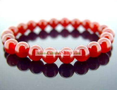 Kai Guang Feng Shui Chinese Red Agate Bracelet (avoiding evil)