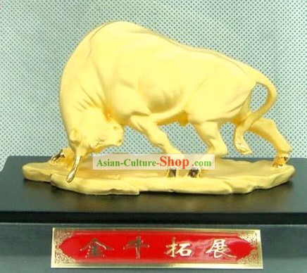 Chinesa Feng Shui Cow Lucky (boa sorte em investir em ações)