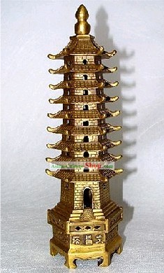 Clássico chinês Kai Guang Latão Tower (conseguir boa pontuação no exame)