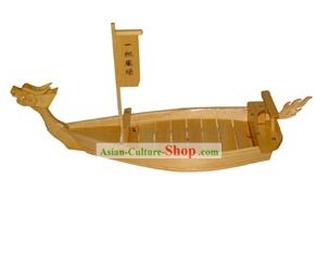 Top Quality Grande Wooden Sushi Boat Servindo Sashimi