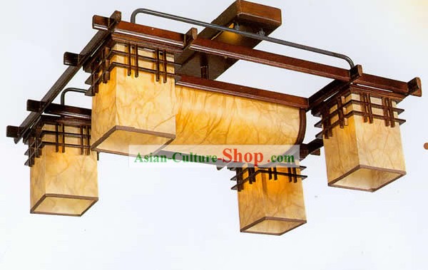 Longueur 30 pouces de large en peau de mouton classique chinoise et de plafond en bois lanternes Complete Set