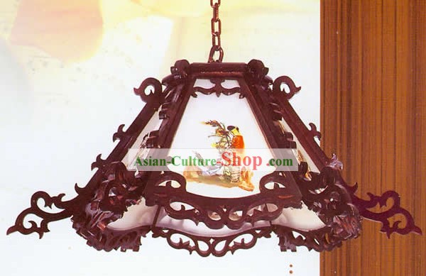 Chinese Lantern teto Classical Archaize madeira