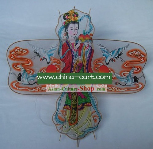 Mão chinês clássico Feitos Kite - Fairy e Guindastes